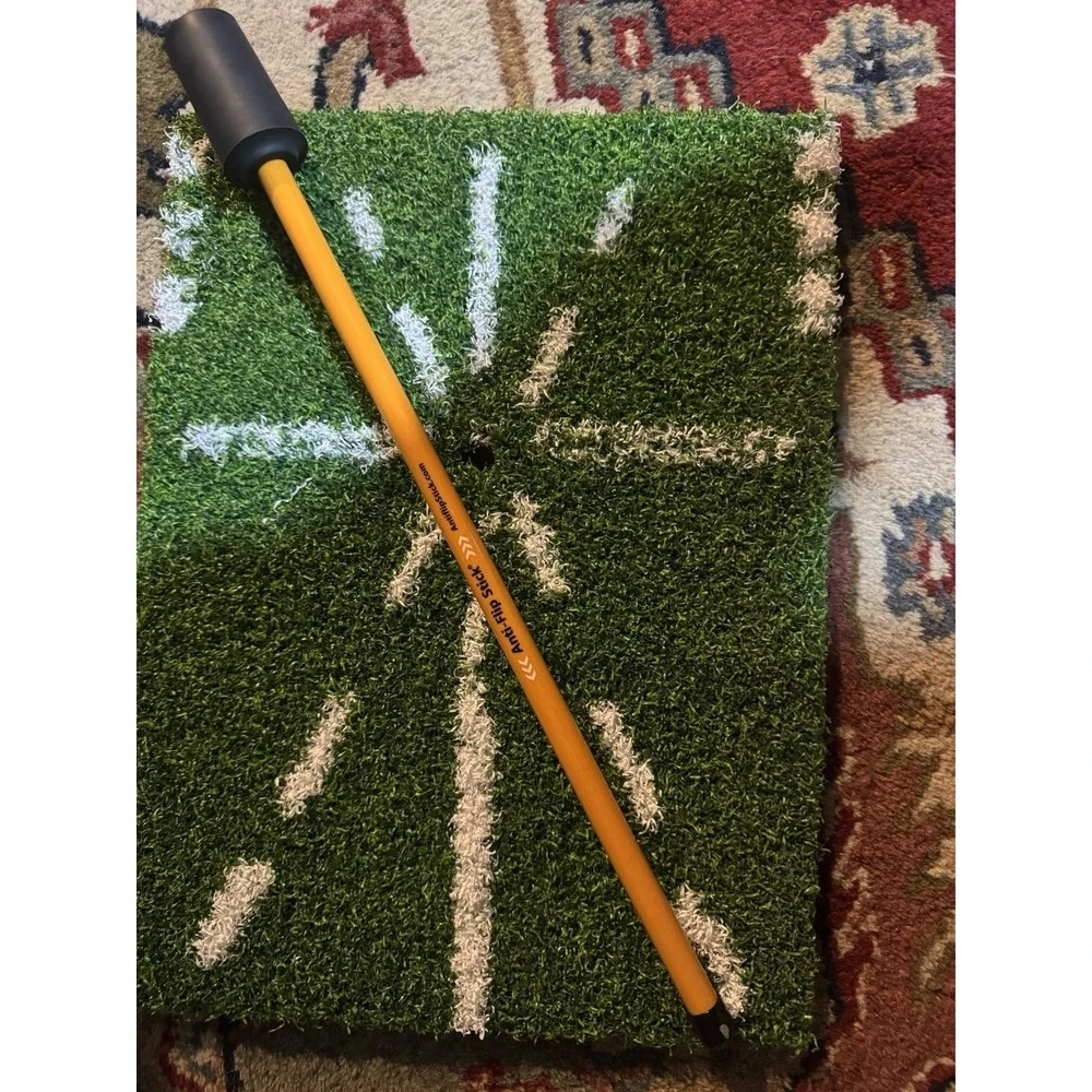 Anti-Flip Stick® Impact Golf Swing Training Aid | Teaches Proper Impact & Swi...